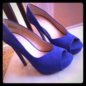 Royal Blue Heels